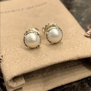 David Yurman Chatelaine Pearl Earrings